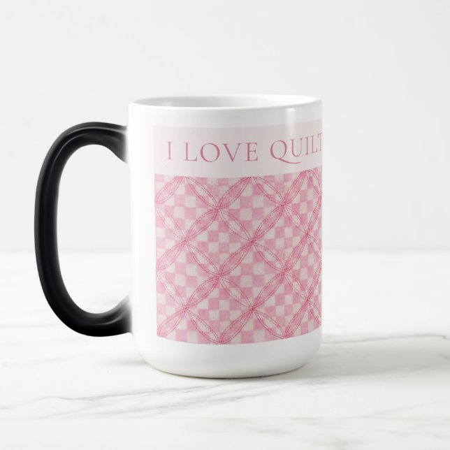 Magic COUVERTURE VÉRIFICATION ROSE Mug Morphing Grand /  (Gauche)