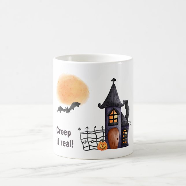 Magic Creep It Real Mug - Mignonne Halloween Coffee Cup (Centre)