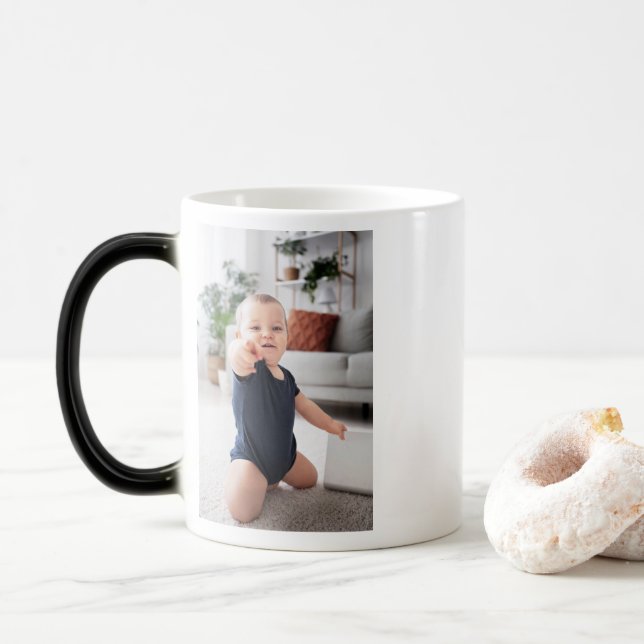 Magic Créez Votre Propre Mug Café 15oz Deux Tons (Avec donut)