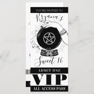 Magic Crystal Ball Fortune Teller Party VIP Ticket