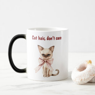Magic Cute Mug de chat avec citation amusante
