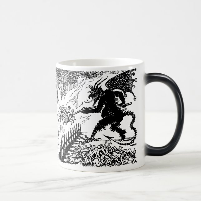 Magic Devil Griller les pécheurs Mug (Droite)