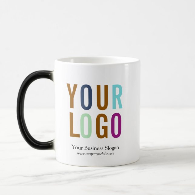 Magic Employé Mug Nom personnalisé Marque du logo de l'e (Gauche)