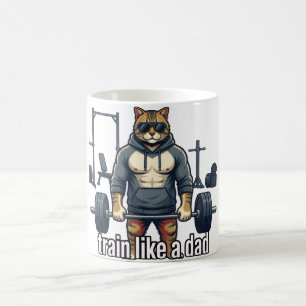 Magic Entraînez-vous comme un papa - Mug drôle de papa c