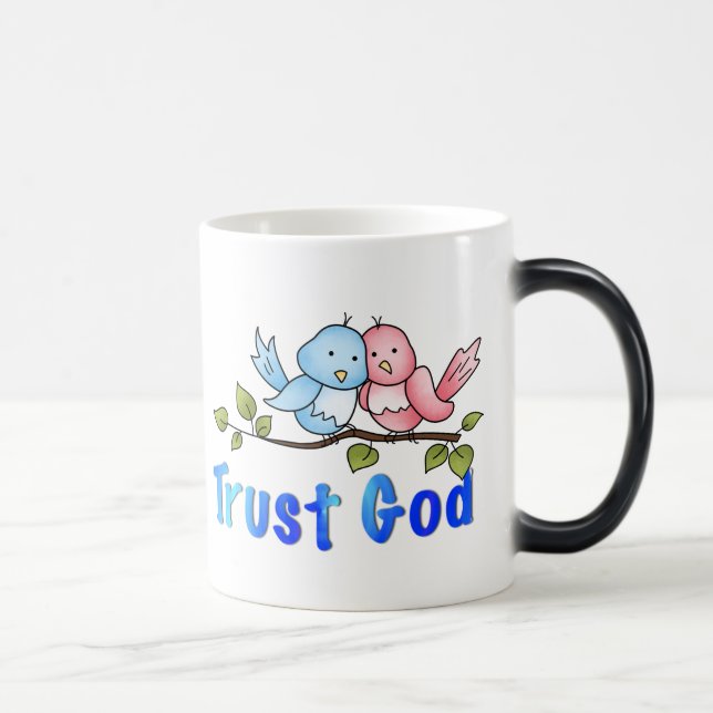 Magic Faites confiance à Dieu Mug (Droite)