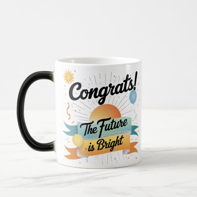 Magic Félicitations - L'avenir est radieux | Mug de révé (Gauche)