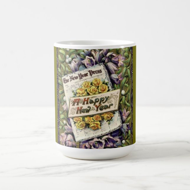 Magic Fleurs de l'époque victorienne joyeuse Mug du Nouv (Centre)