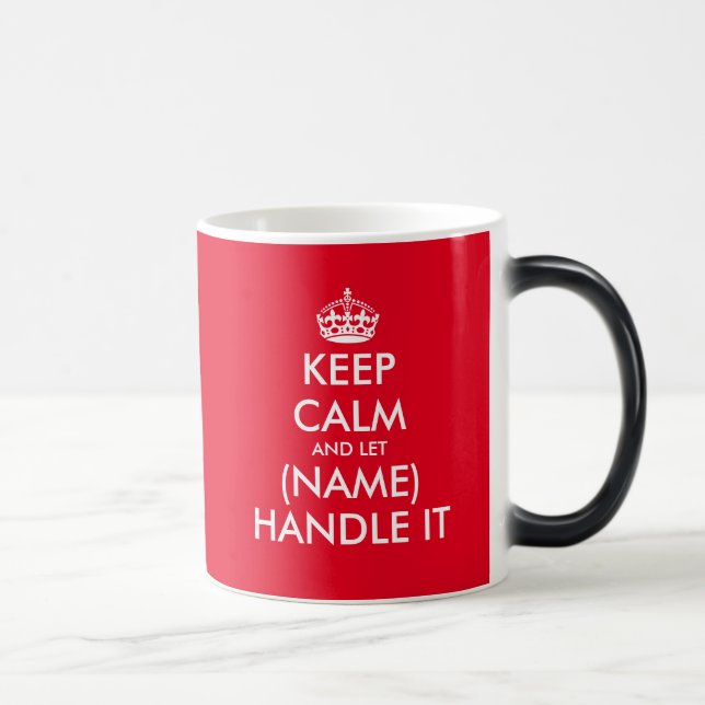 Magic Funny Keep Calm changement de couleur de la mug (Droite)
