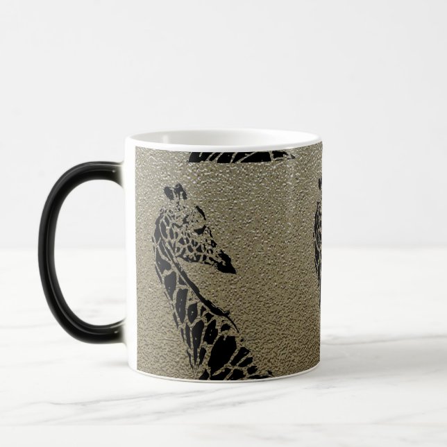 Magic Giraffe métallique Brown ~ Mug de morphing (Gauche)