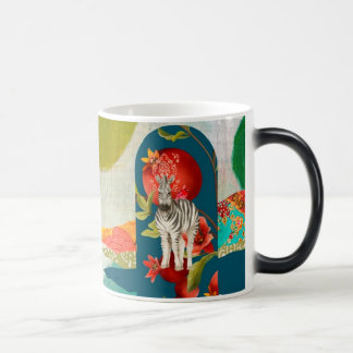 Magic Gras Zebra Ceramic Mug