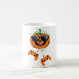 Magic "Halloween Jack-O-Lantern Gamer Mug - Jeu drôle