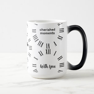 Magic Heure personnalisée avec vous Horloge Art Mug