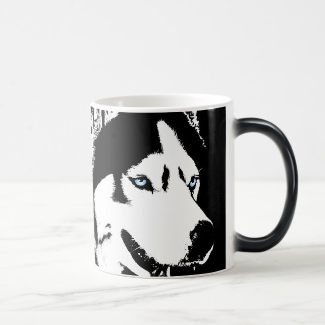 Magic Husky Mug Coffee Cool Sibérien Husky Cup (Droite)