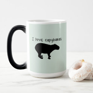 Magic I Love Capybaras Magical Morphing Mug