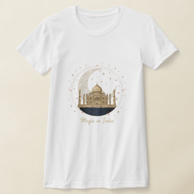 Magic in India T-Shirt - Elegant Taj Mahal (Poser)