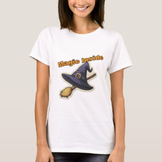Magic Inside sorcière Casquette Halloween T-shirt