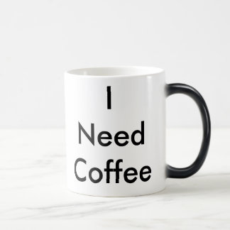 Magic "J'ai besoin de café" Café Mug