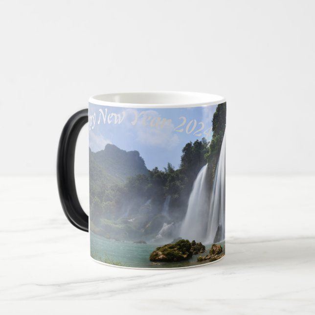 Magic Joyeuse Mug du Nouvel An (Devant gauche)