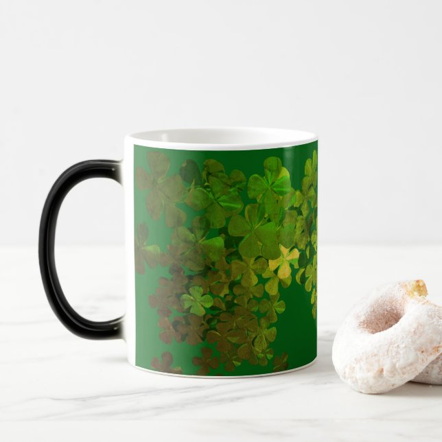 Magic Joyeuse Saint Patrick, Mug shamrock irlandaise (Avec donut)