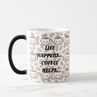 Magic LA VIE SE PASSE...LE CAFÉ AIDE MUG 11oz