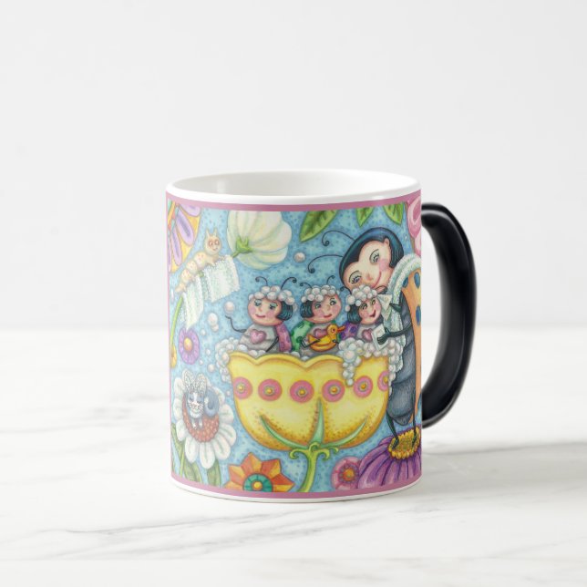 Magic Ladybug Bubblebath LADYBUG FAMILLE MUG (Devant droit)