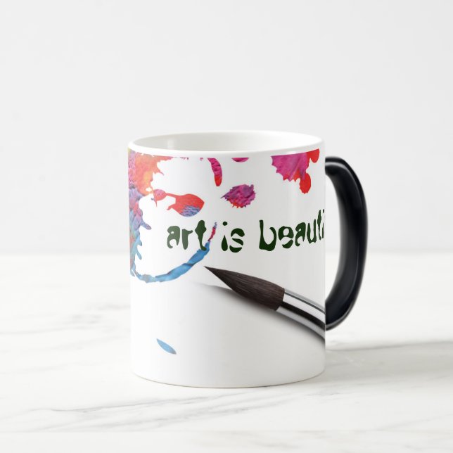 Magic "l'art est beau" Morpher Mug (Devant droit)