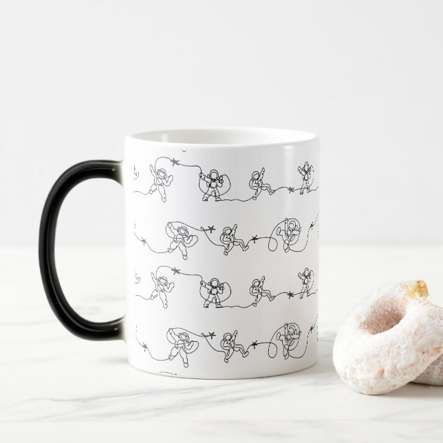 Magic L'astronaute Magie Mug (Avec donut)