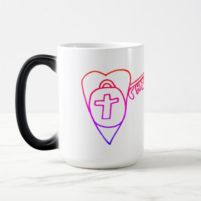 Magic Le Christ est la Mug de Morphage Clé (Gauche)