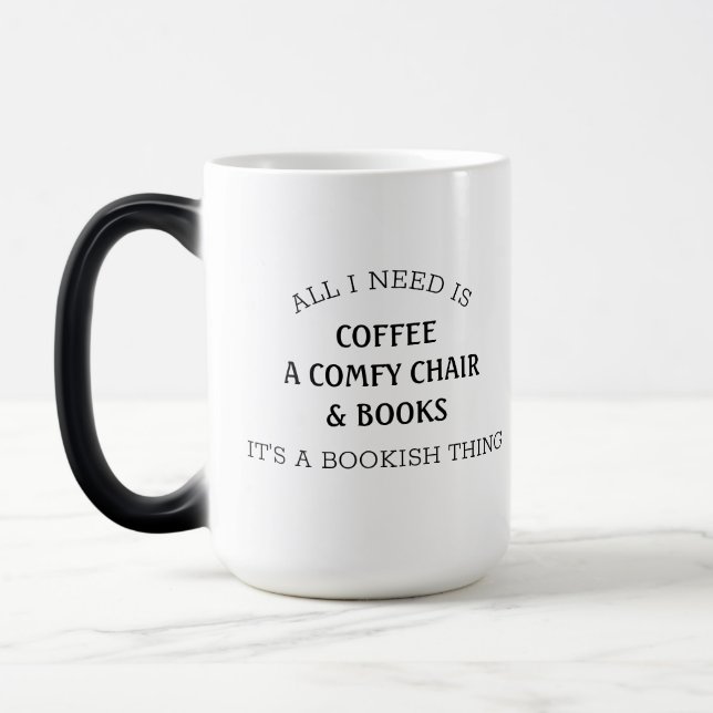 Magic Livre Lover All I Need Coffee Mug (Gauche)