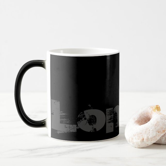 Magic Londres - Mug de café de style urbain Cool (Avec donut)