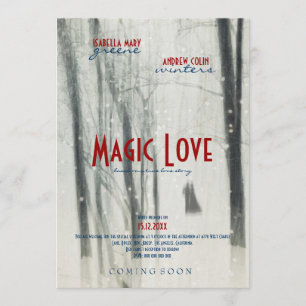 Magic Love - Mariage Movie Poster Style Invitation