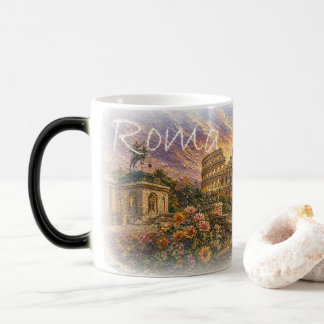 Magic LZO01C mosaic of ROME, Lazio, Italy, Coffee Mug