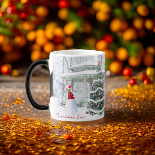 Magic Maison de Noël Café Mug