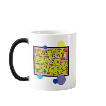 Meilleur Papa Jamais Graffiti Morpher Mug