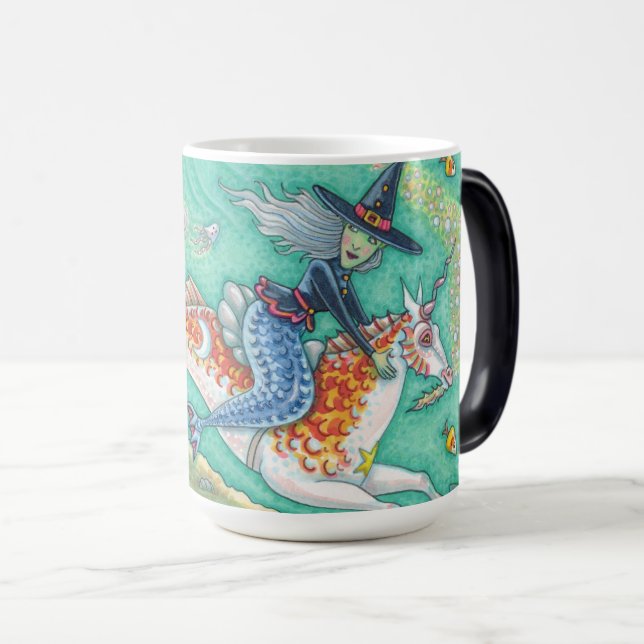 MAGIC MERMAID WITCH, HALLOWEEN MERHORSE MORPHE MUG (Devant droit)