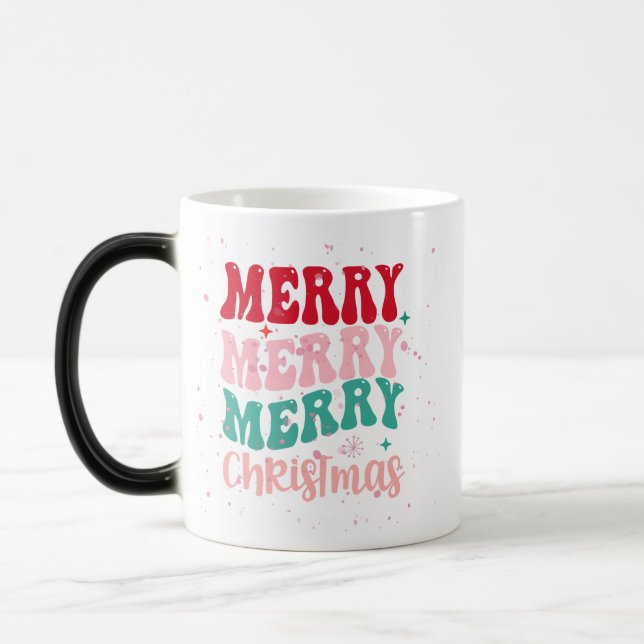 MAGIC MERRY COLORÉ CHRISTMAS MUG (Gauche)