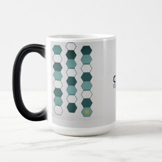 Magic Modern Geometric Hexagon Pattern Mug