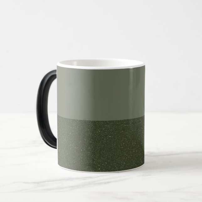 Magic Moitié Matte, mi-bruit Moss Green Mug - Personnali (Devant gauche)
