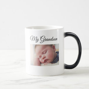 Magic Mon petit-fils Photo personnalisée Mug café