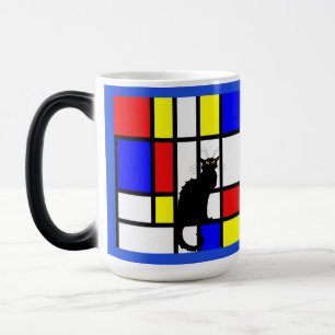 Magic Mondrian - Composition II - Mug Art Morphing Coule