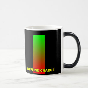Magic Morpher Café Mug Niveau de caféine Indicateur Drôl