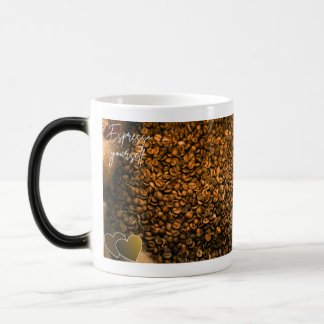 Magic Morphing mug with coffee theme