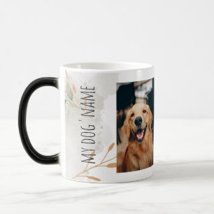 Magic Mug à café personnalisé avec 3 photos de chien en 