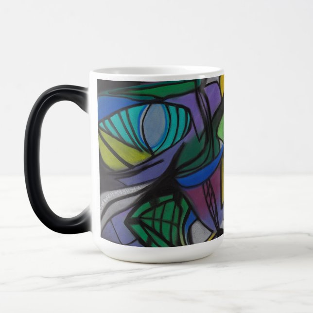 Magic Mug à poignées noires (Gauche)