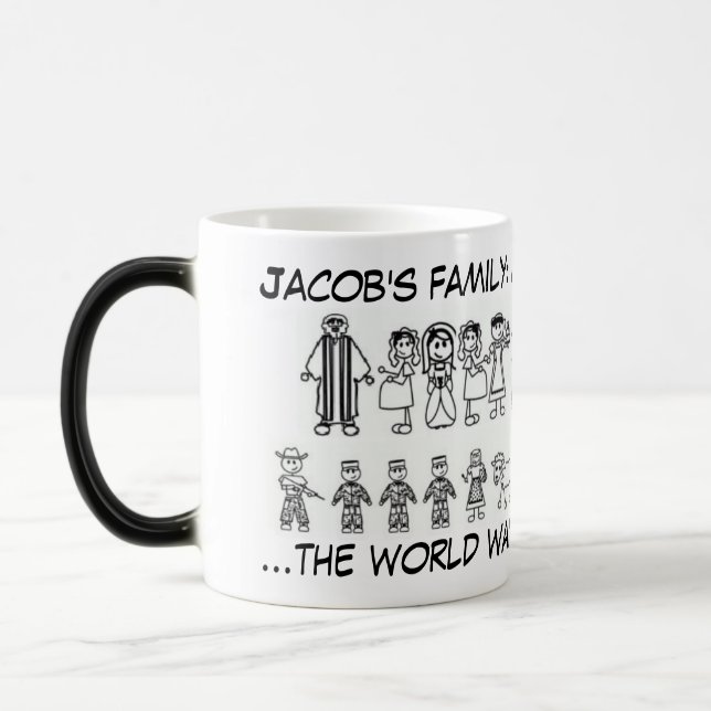 Magic Mug activé par la chaleur familiale de Jacob (Gauche)