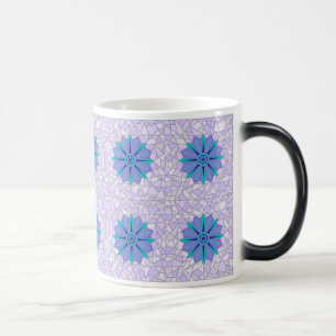MAGIC MUG AVEC COOL BLUE FLOWART
