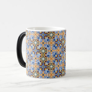 Magic Mug bleu et marron méditerranéen