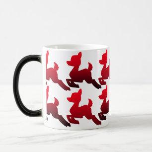 Magic Mug Cadeau Emballé Rouge & Blanc