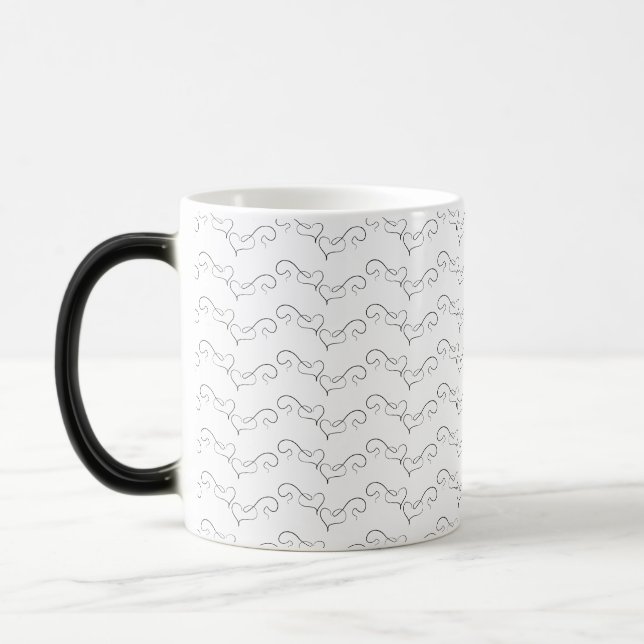 Magic Mug coeur noir (Gauche)