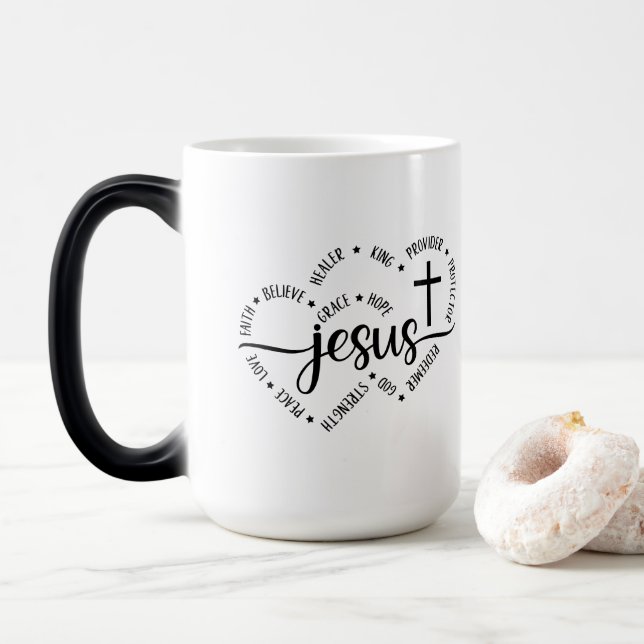 Magic - Mug combo de 15 oz (Avec donut)